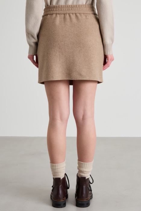 Minigonna in jersey panno