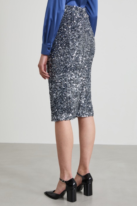 Gonna a matita in paillettes