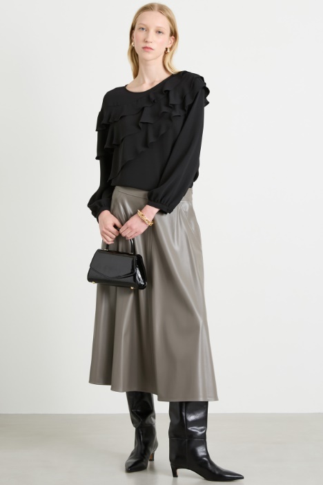 Faux leather skirt Intrend