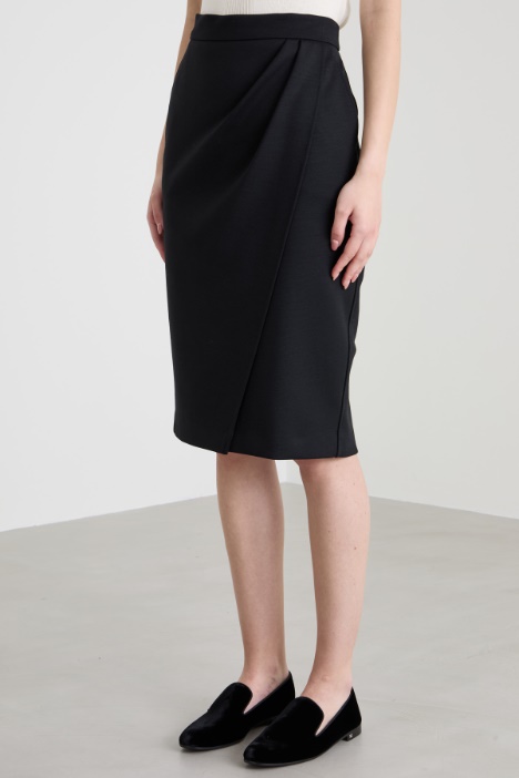 Gonna a tubino in jersey