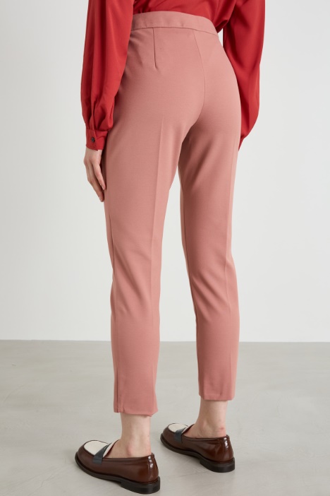 Pantaloni in jersey di viscosa