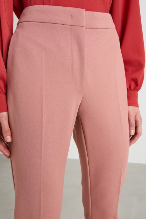 Pantaloni in jersey di viscosa