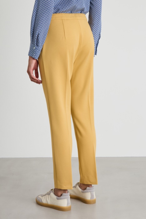 Pantaloni in jersey di viscosa