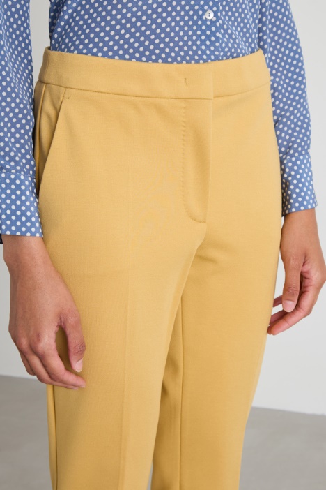 Pantaloni in jersey di viscosa