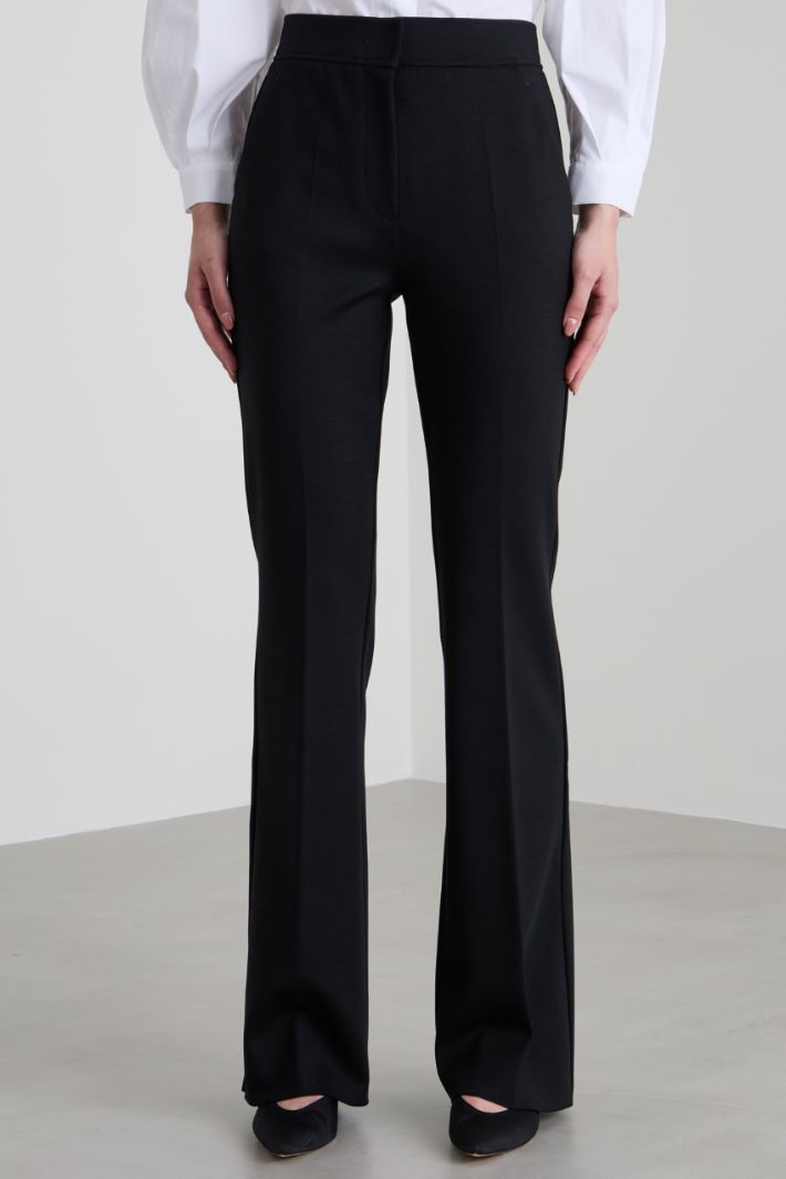 Straight jersey trousers Intrend - 2