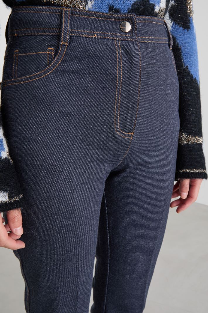 Flare jersey trousers Intrend - 4