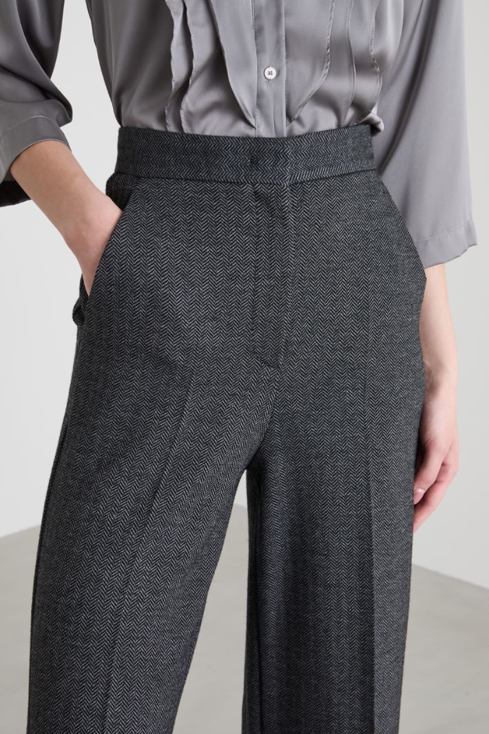 Pantaloni a palazzo in jersey Intrend - 2