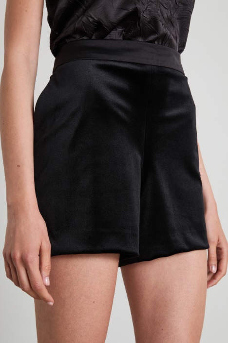 Shorts in velluto