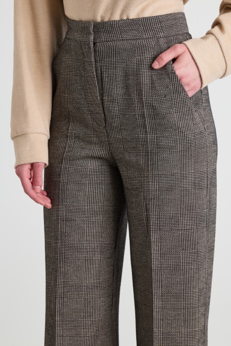 Pantalones de jersey teñidos en hilo