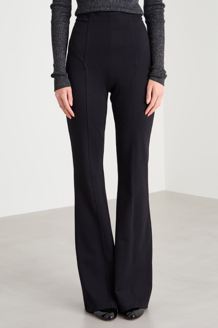 Flared jersey trousers Intrend - 2