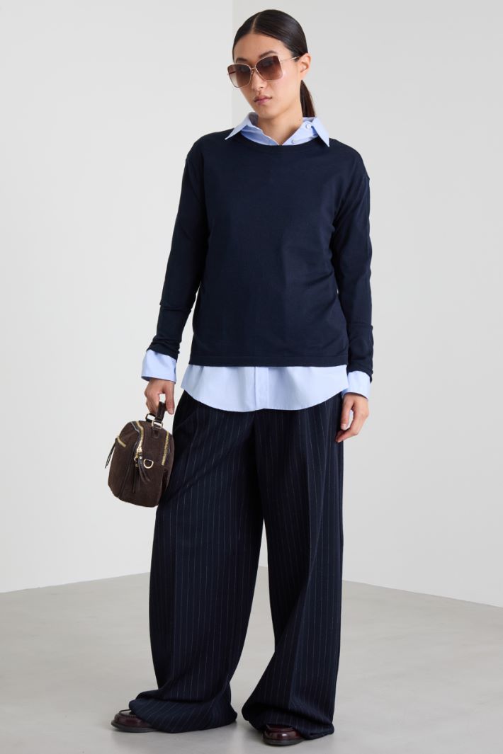 Trousers with removable shorts Intrend