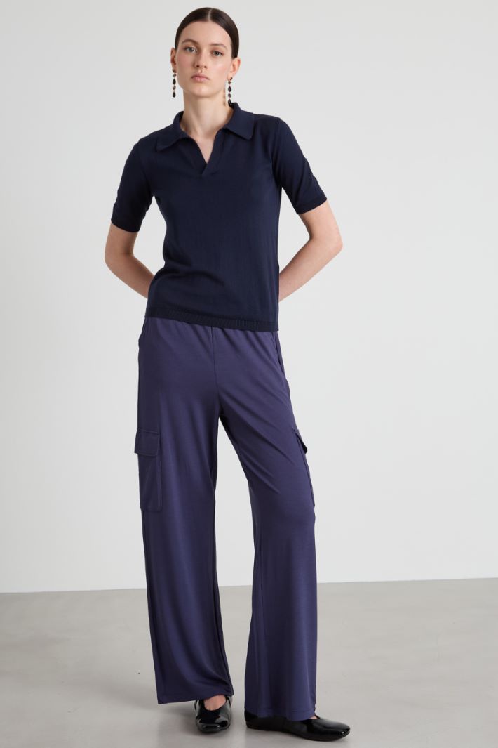 Pantalones cargo de punto Intrend