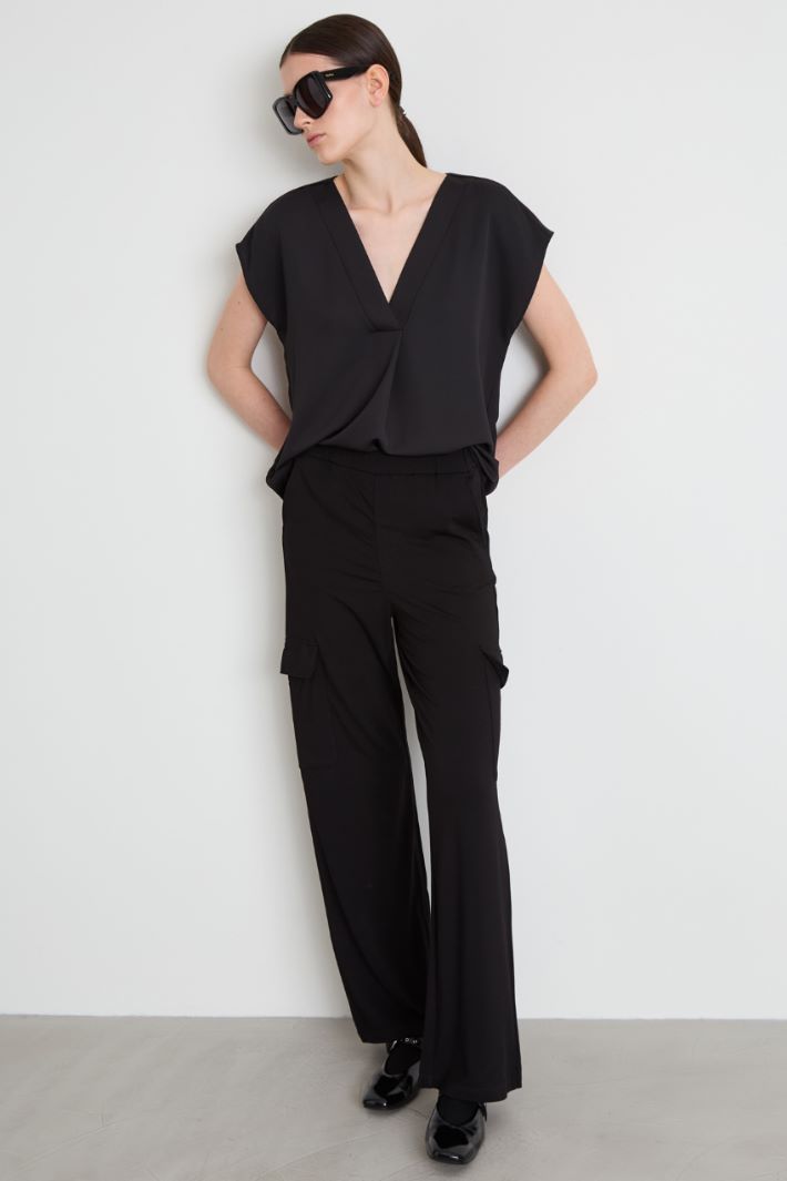 Jersey cargo trousers Intrend