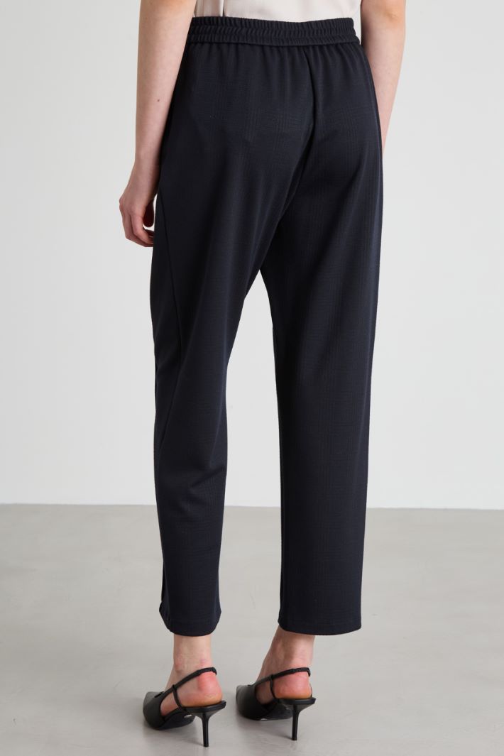 Jacquard jersey trousers Intrend - 3