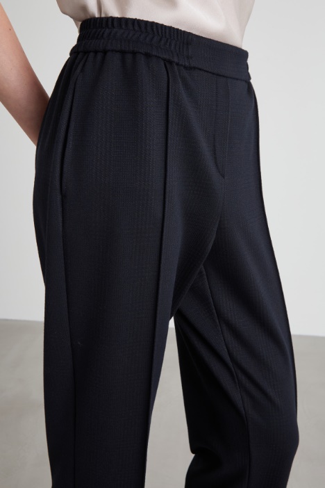 Pantaloni in jersey jacquard