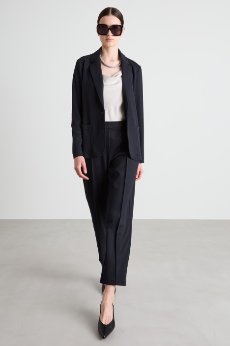 Jacquard jersey trousers Intrend