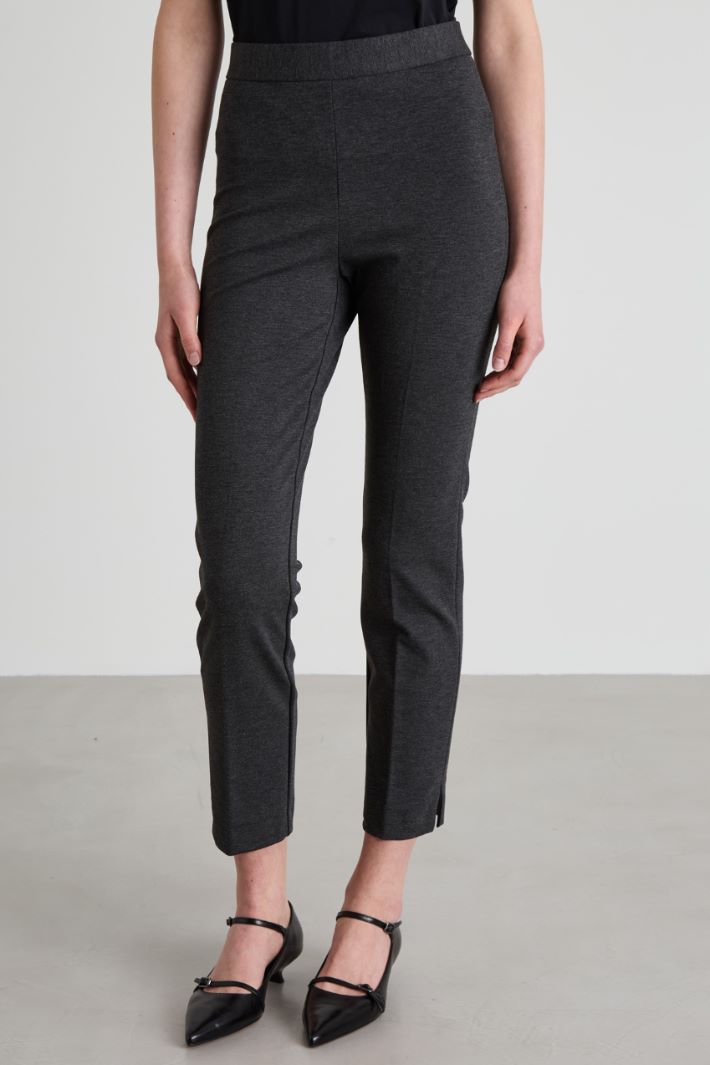 Slim-fit jersey trousers Intrend - 2