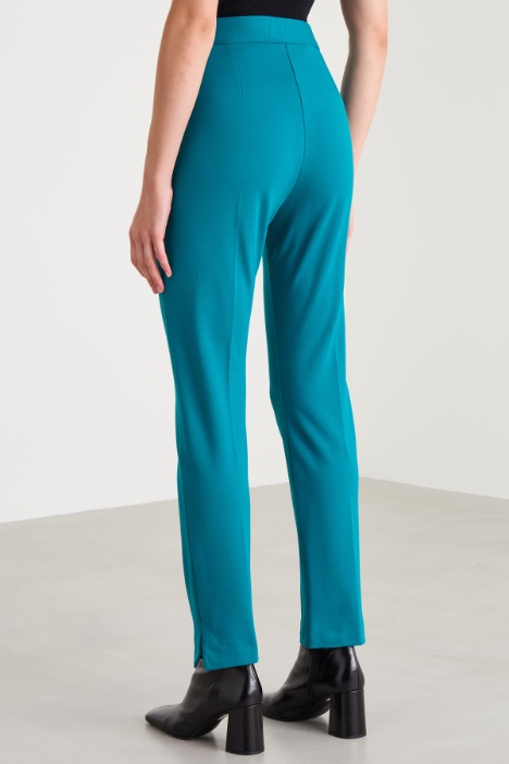 Pantaloni slim in jersey