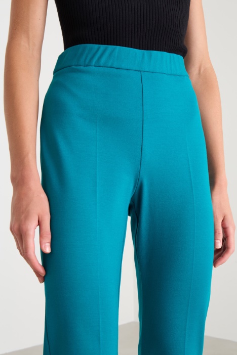 Pantaloni slim in jersey