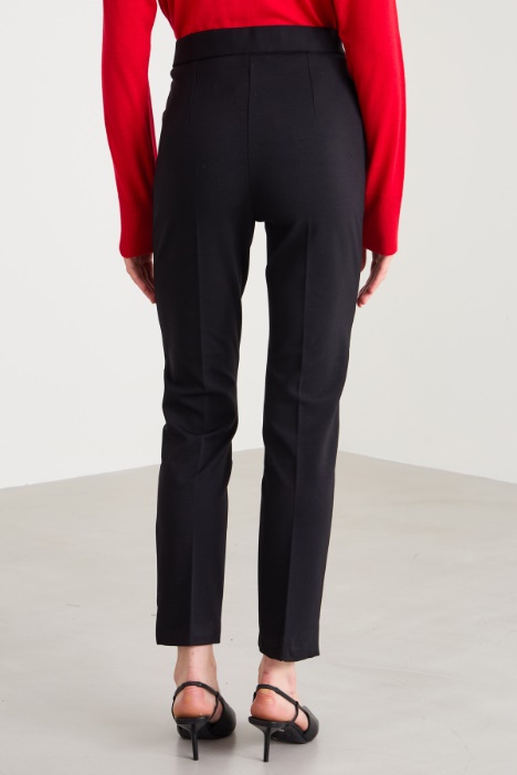 Pantaloni slim in jersey