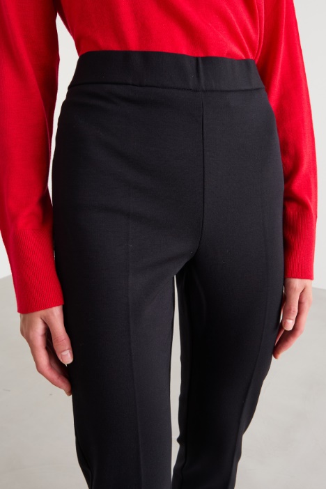 Pantaloni slim in jersey