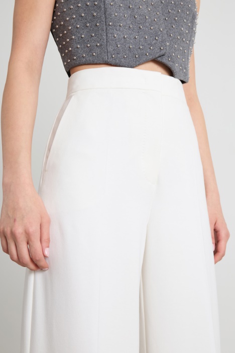 Pantaloni a palazzo in jersey