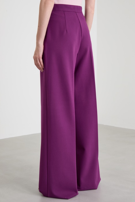 Pantalones palazzo de punto