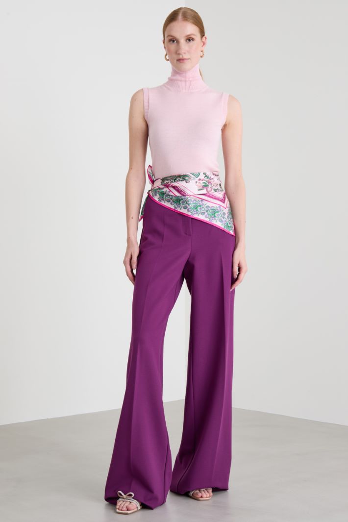 Pantaloni a palazzo in jersey Intrend