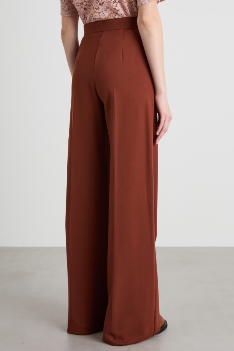 Pantaloni a palazzo in jersey