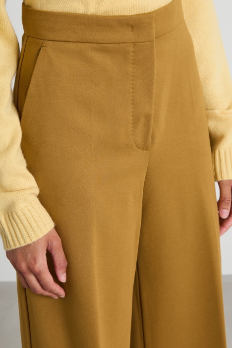 Pantalones palazzo de punto