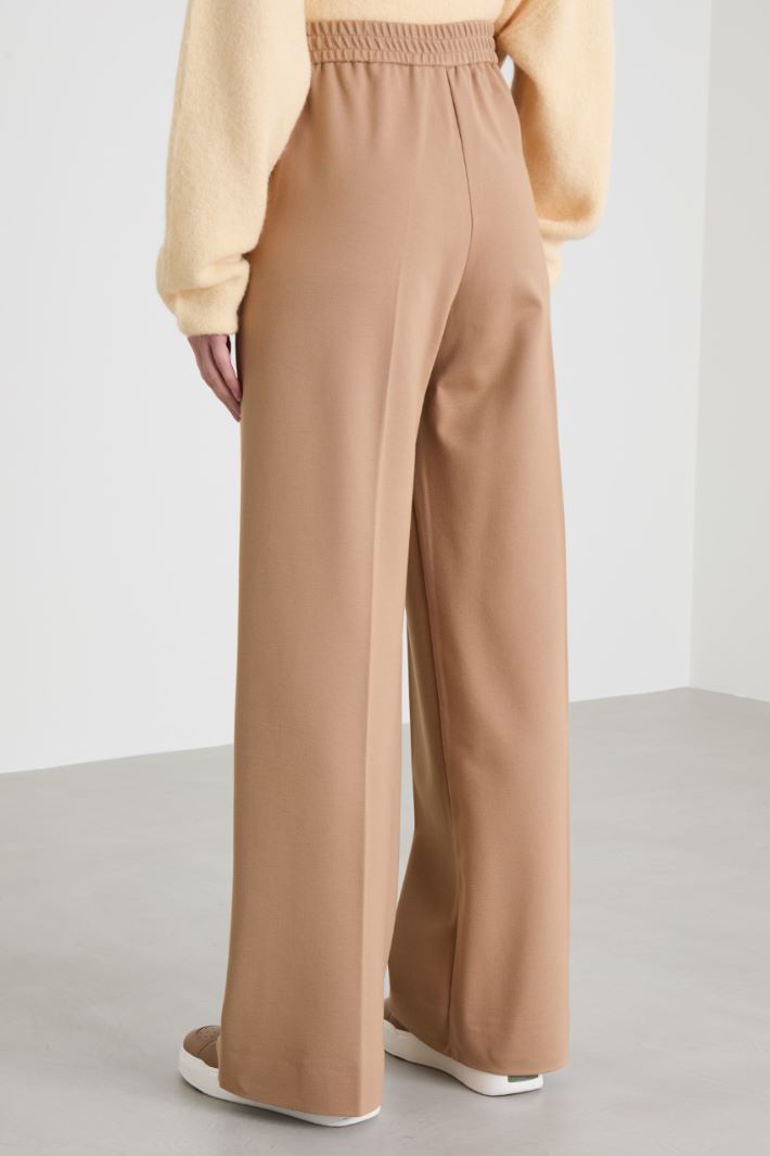 Wide-fit jersey trousers Intrend - 3