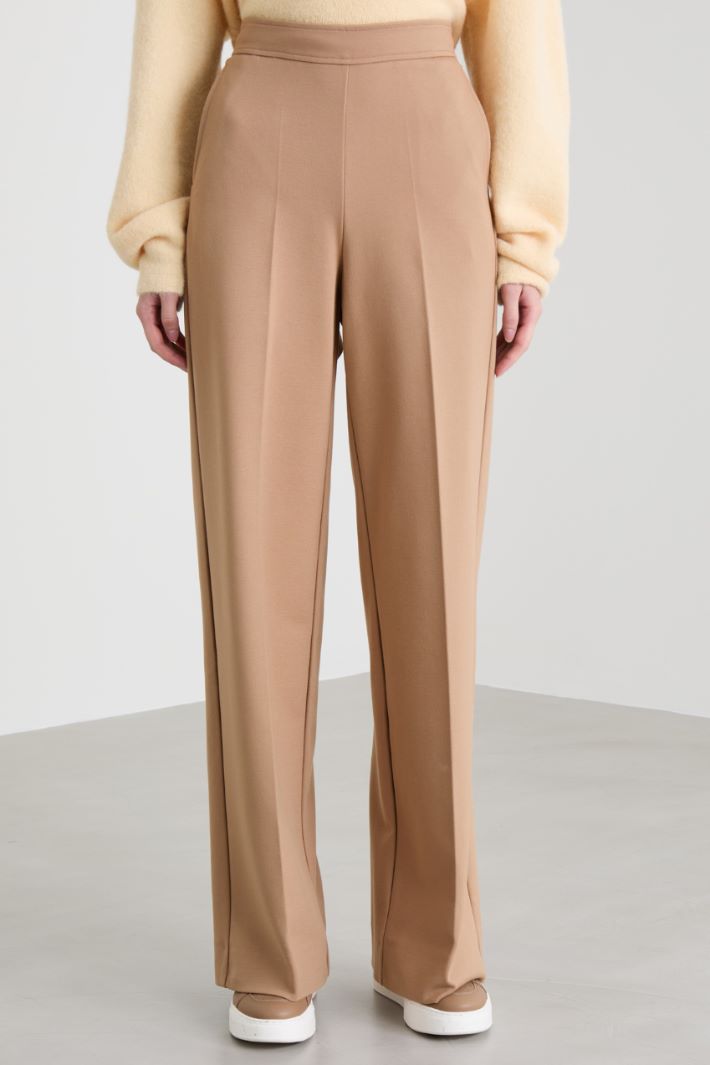 Wide-fit jersey trousers Intrend - 2