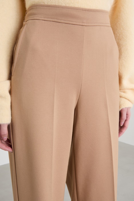 Pantaloni ampi in jersey