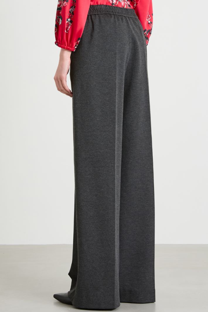 Wide-fit jersey trousers Intrend - 3