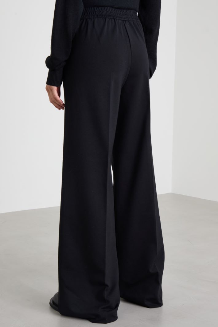 Wide-fit jersey trousers Intrend - 3