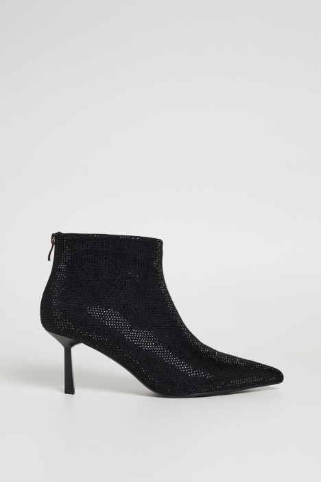 Ankle boots with rhinestones Intrend