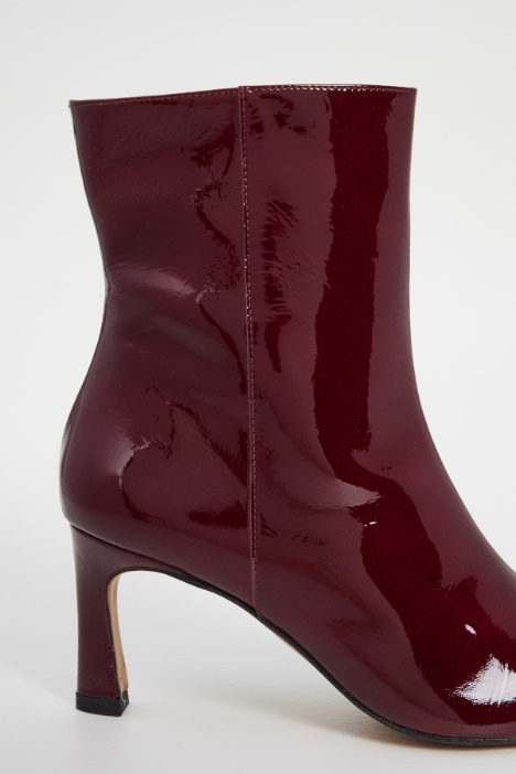 Patent leather ankle boots Intrend - 3