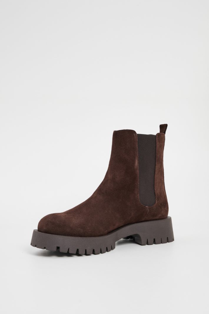 Suede effect ankle boots Intrend - 4