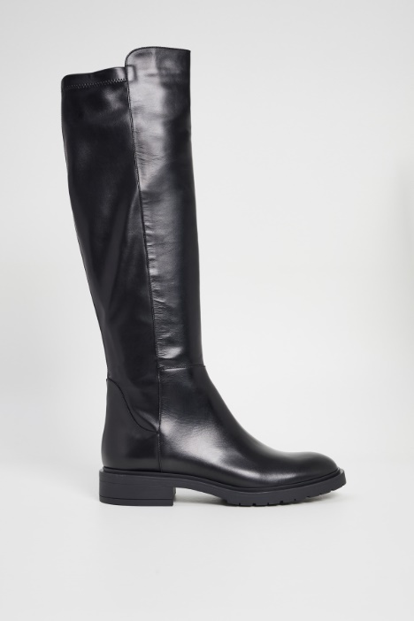 High leather boots Intrend