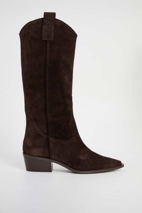 Texani in suede Intrend