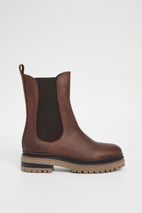 Ankle boots with elastic inserts Intrend