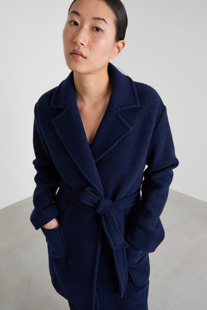 Cappotto in jersey di lana cotta Intrend - 4