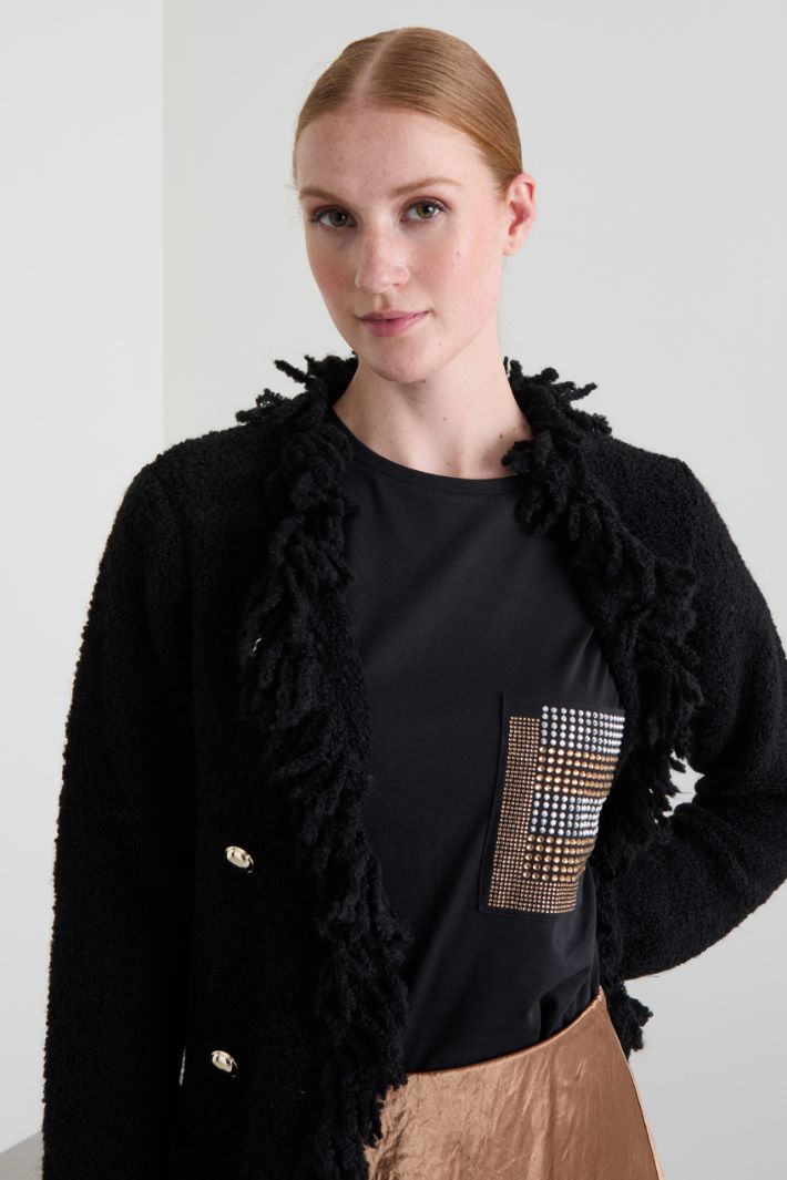 Boucle knit jacket Intrend - 3