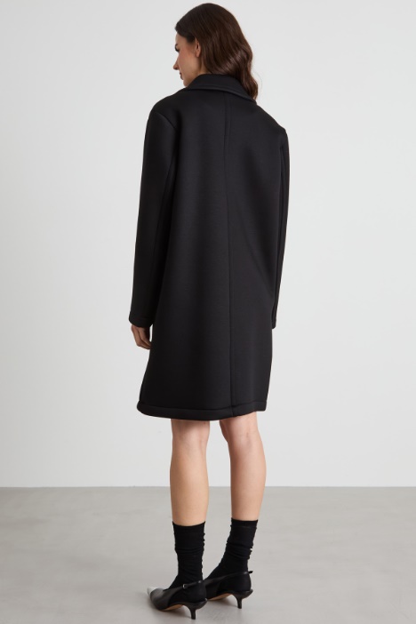 Cappotto in jersey compatto