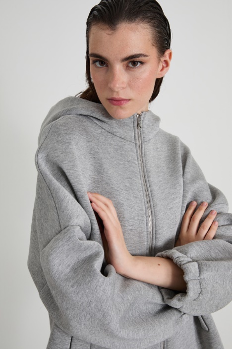 Felpa in jersey compatto