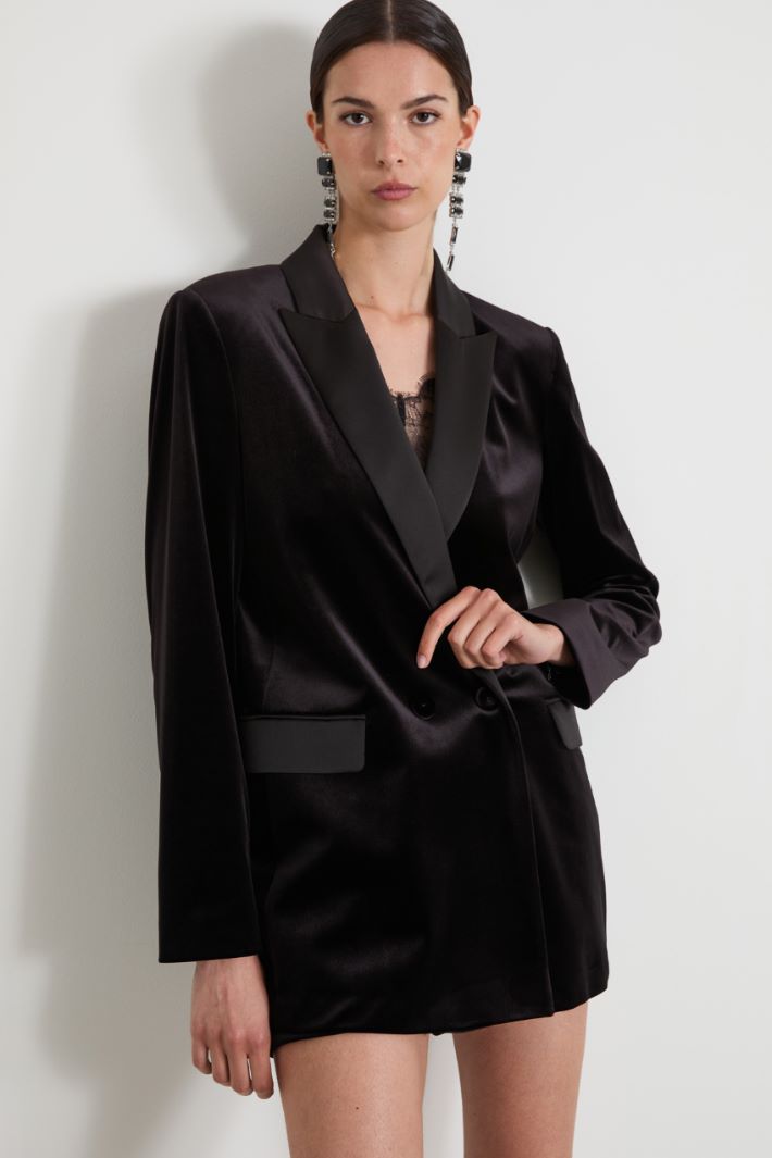Velvet blazer Intrend