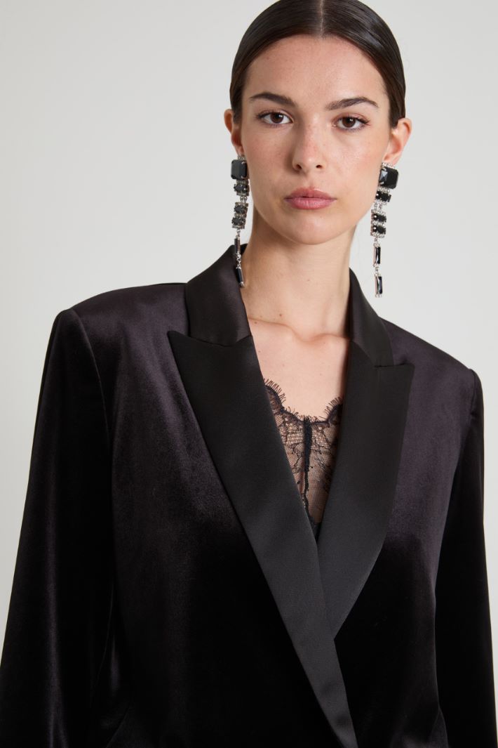 Velvet blazer Intrend - 4