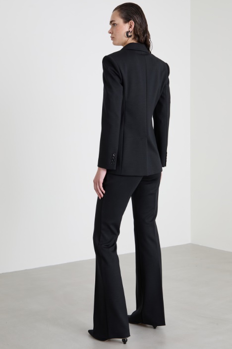 Blazer monopetto in jersey