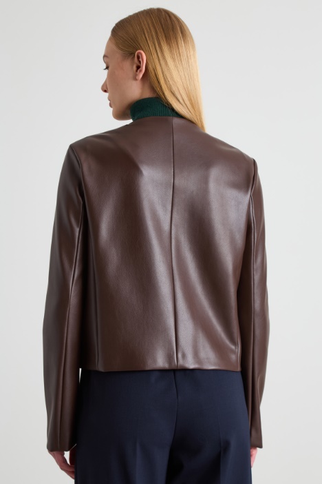 Giacca in similpelle