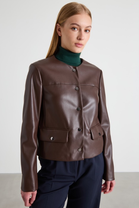 Faux leather jacket Intrend